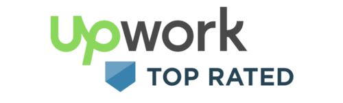 upwork top rated logo